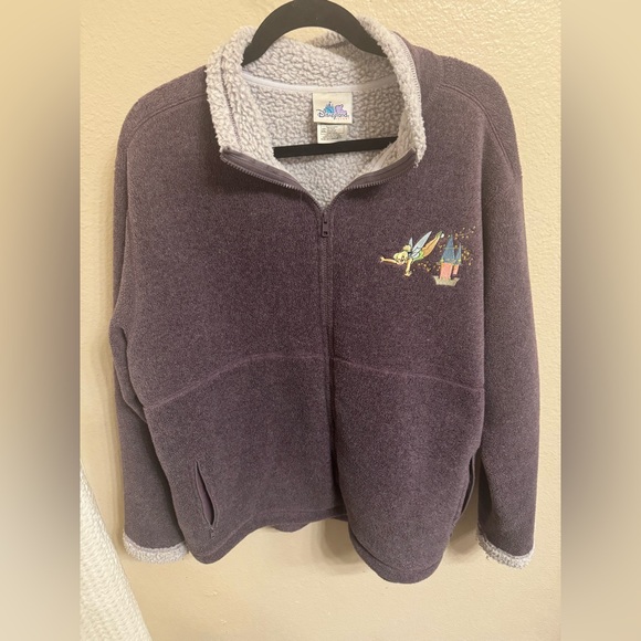 Disneyland Resort Sweaters - Disney Tinkerbell Sherpa-Lined Women's Sweater